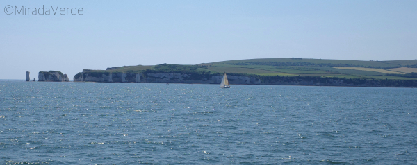 Studland Bay & Old Harry Rocks from the seaside