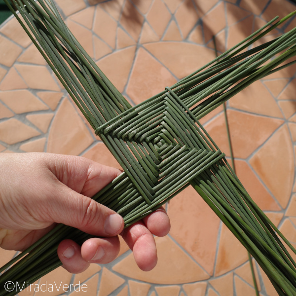 Saint Brigid's Cross. Rush
