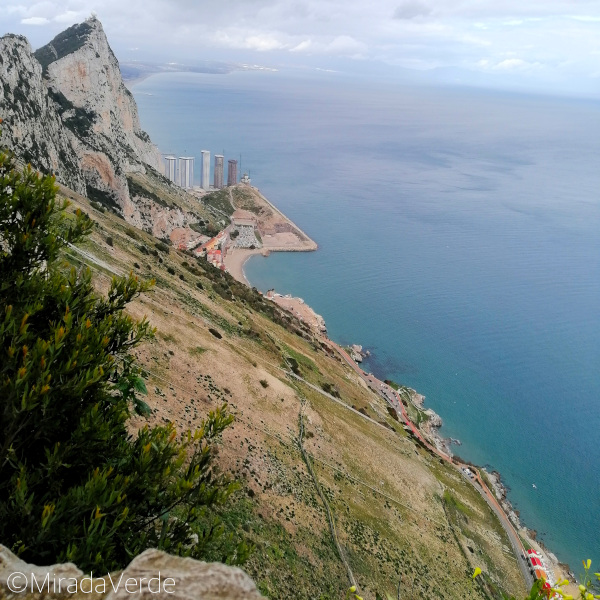Gibraltar Fels Ostseite