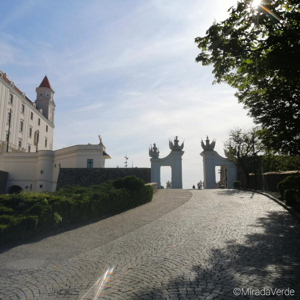 Aufgang zur Burg Bratislava