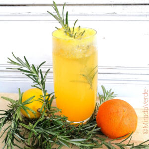 DIY Orangen Zitrone Rosmarin Limonade