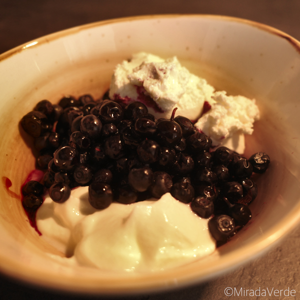 Skyr Waldheidelbeeren Topfen Quark