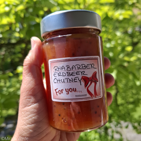 Rhabarber Erdbeer Chutney