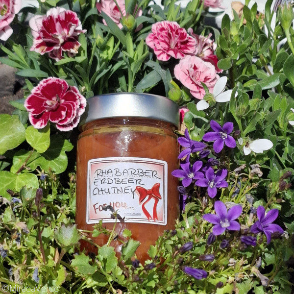 Rhabarber Erdbeer Chutney
