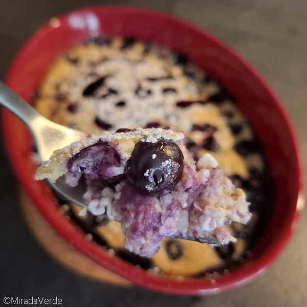 Gebackenes Heidelbeerfrühstück