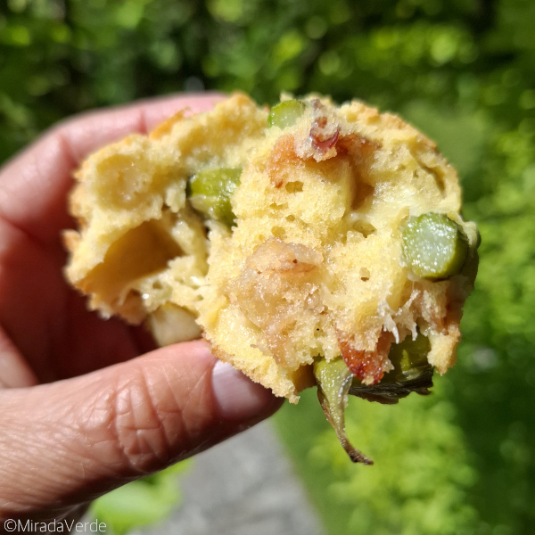 Spargelmuffins als Fingerfood