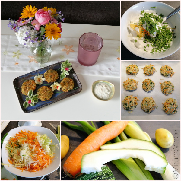 Zucchini-Karottenpuffer