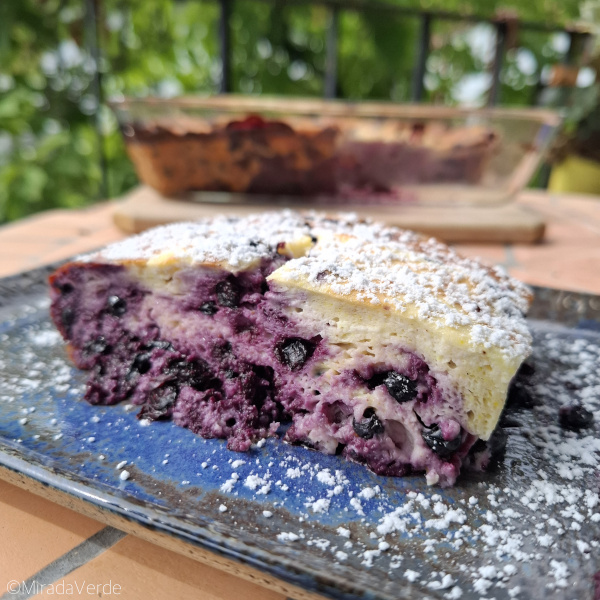 Topfenauflauf mit Wilden Heidelbeeren