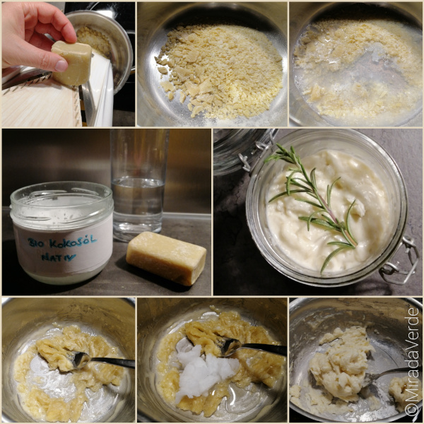 DIY Rosmarin Rasierseife Collage