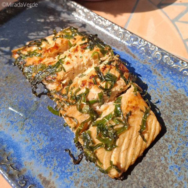 Lachs mit Zitronenverbene