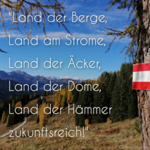 Land der Berge., Nationalfeiertag Österreich