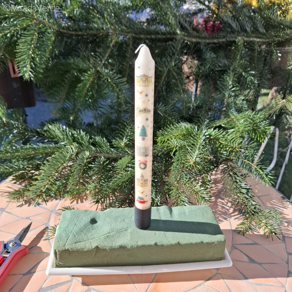 Adventkerzengesteck selbst machen