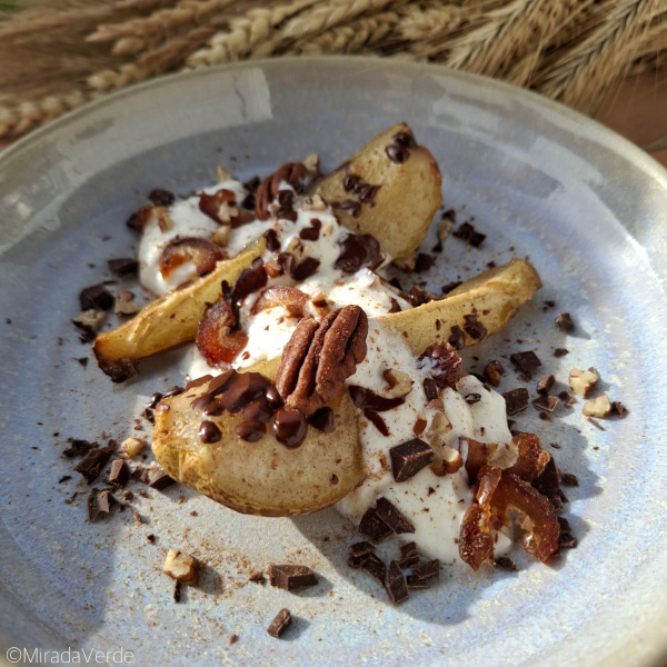 Karamellisierte Kardamom-Birne