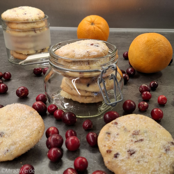 Orangen Cranberry Cookies