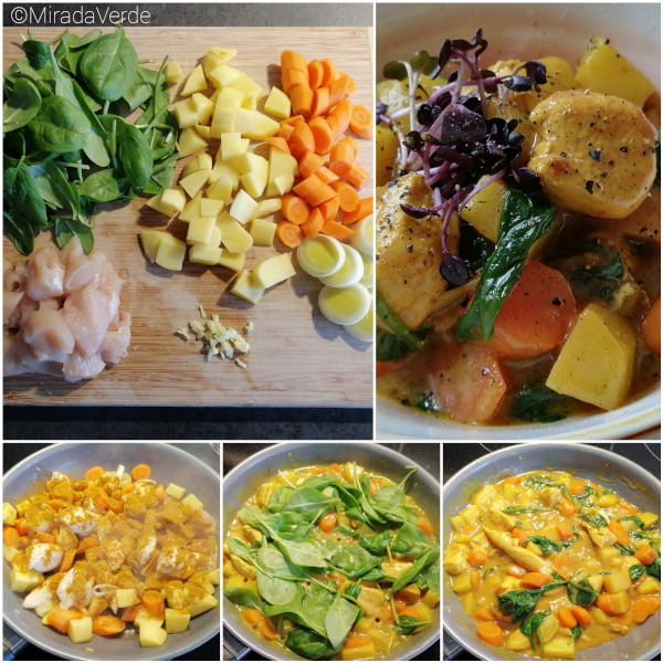 Curryhühnchen kochen