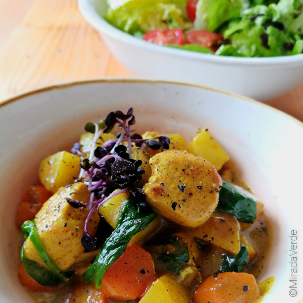Curry Hühnchen mit Gemüse