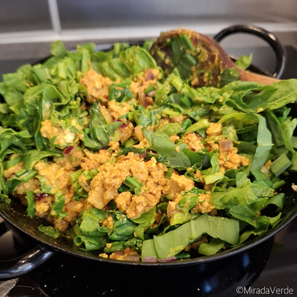 Bärlauch Tofu Scramble