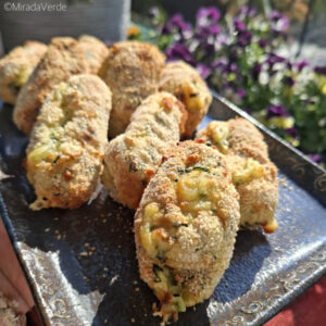 Bärlauch-Käsekroketten