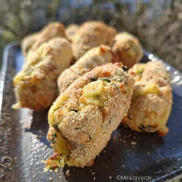 Bärlauch-Käsekroketten