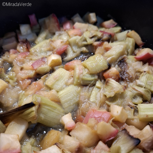 Airfried Apfel-Rhabarberkompott
