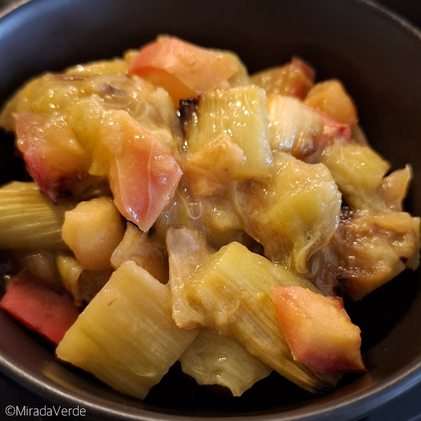 Airfried Apfel-Rhabarberkompott