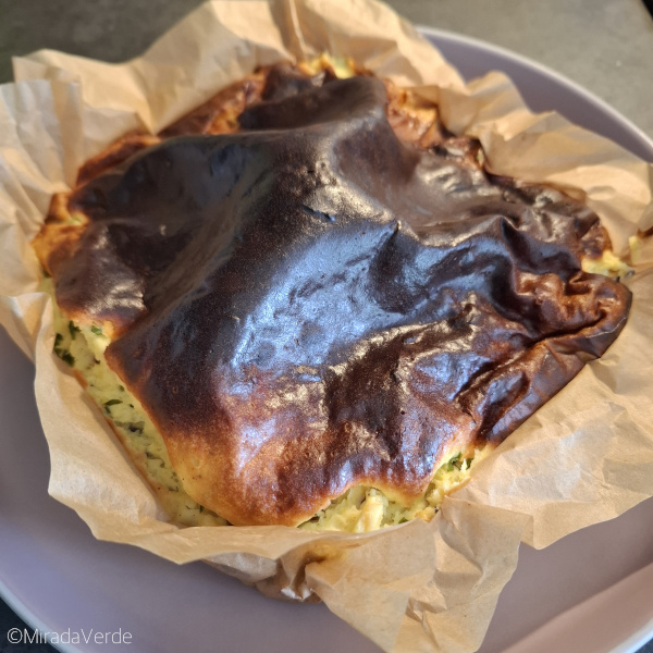 Lavendel Zitronenverbenenkuchen Aifryer Backpapier