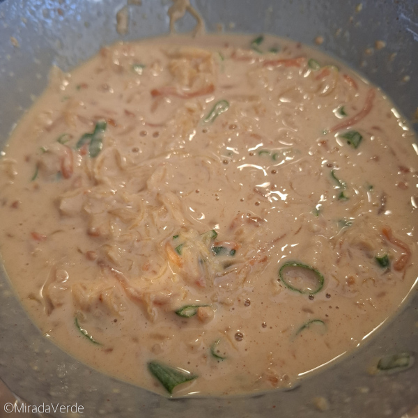 Kimchi Pfannkuchen Teig