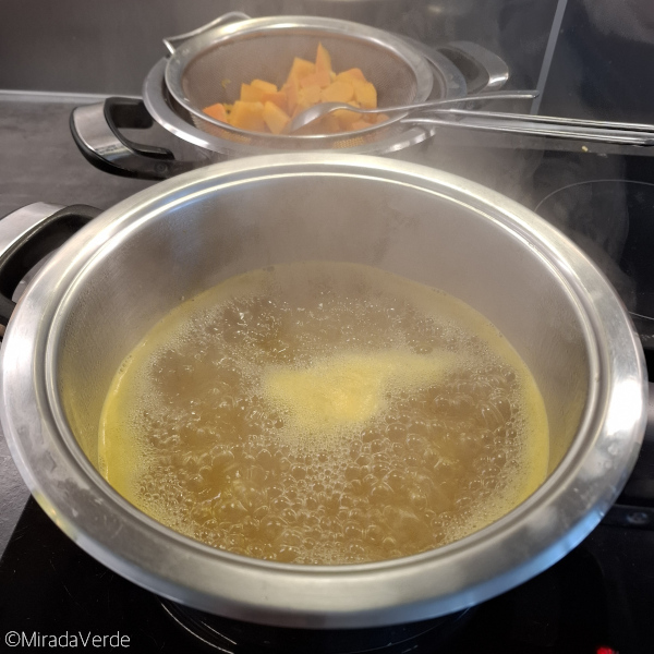 Kürbis Orangen Sirup einkochen